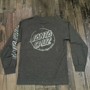 Dark gray Santa Cruz Women’s Longsleeve shirt